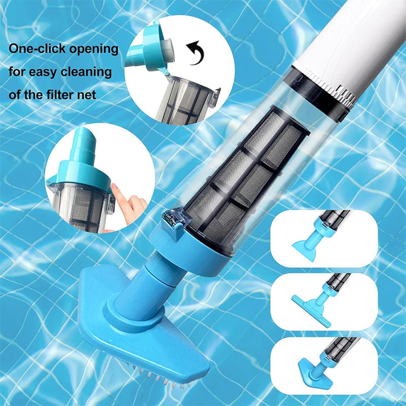 Compact Cordless Pool Cleaner Vacuum Set