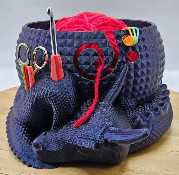 Large Fantasy Dragon Fibre Basket