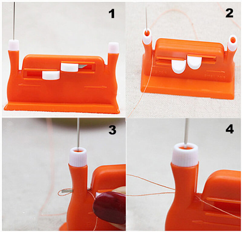 Simple Sewing Needle Threader Aid