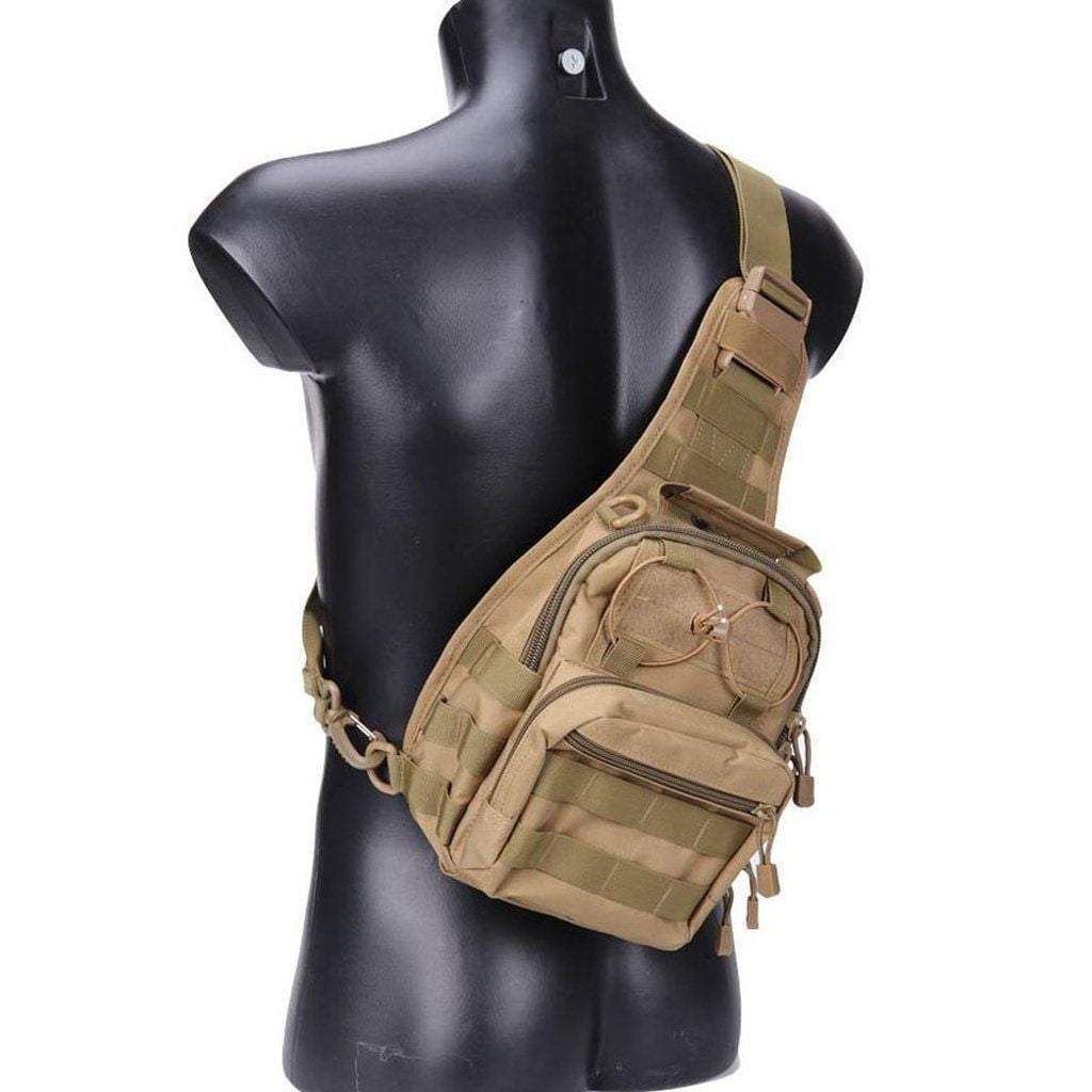 Tactical Water Resistant Sling Backpack Bag