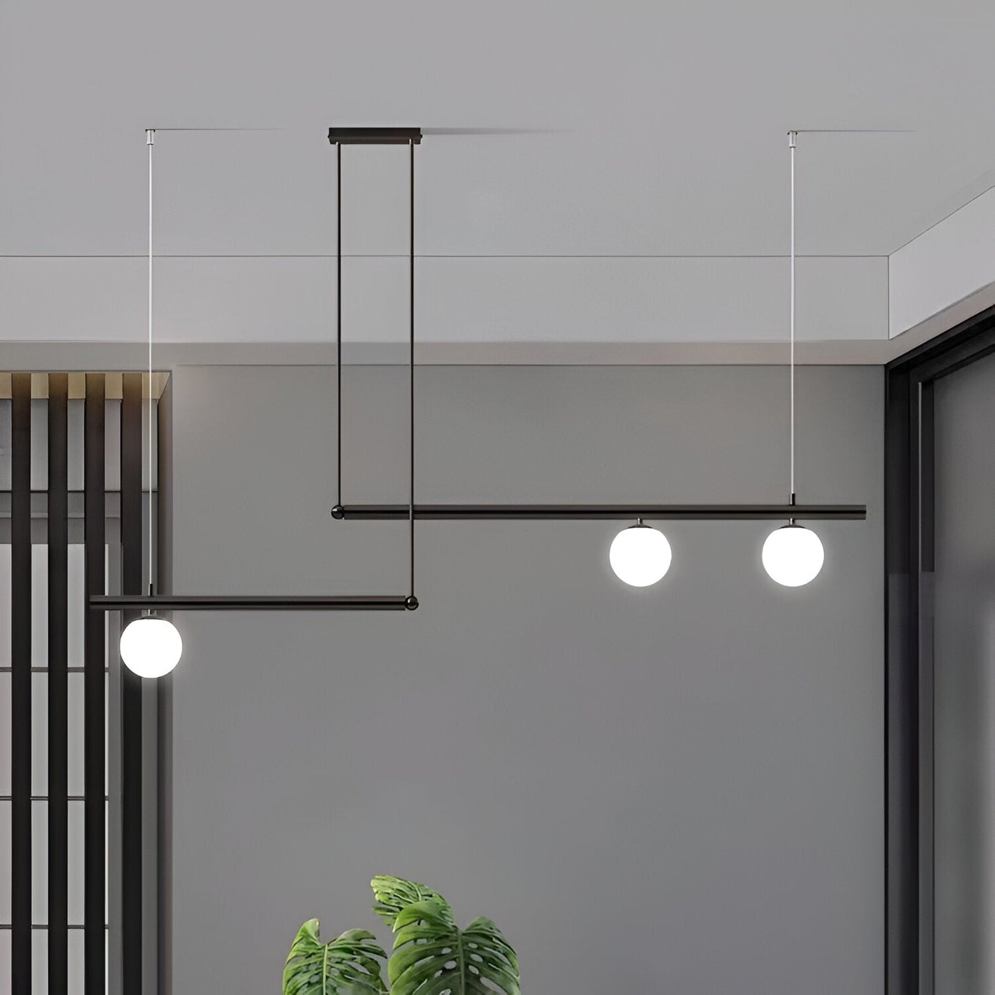 Stylish Clear Hanging Lamp