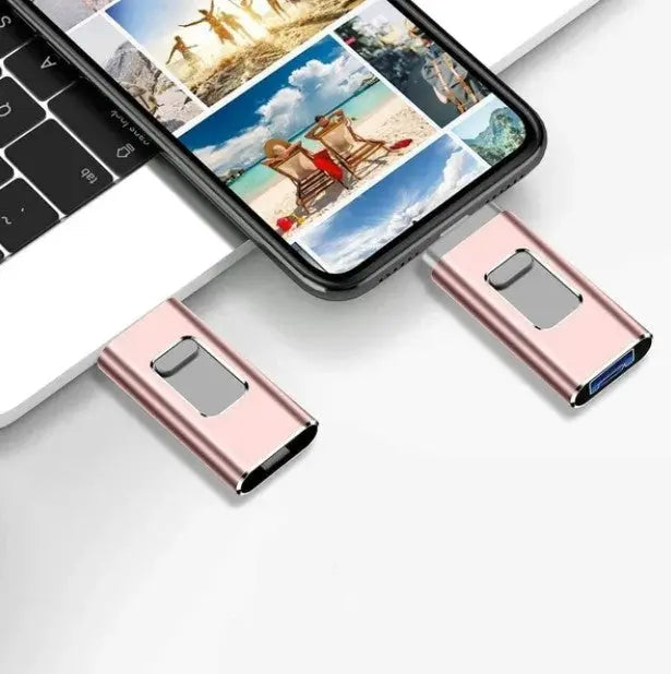 Compact 4-in-1 USB Flash Drive Storage