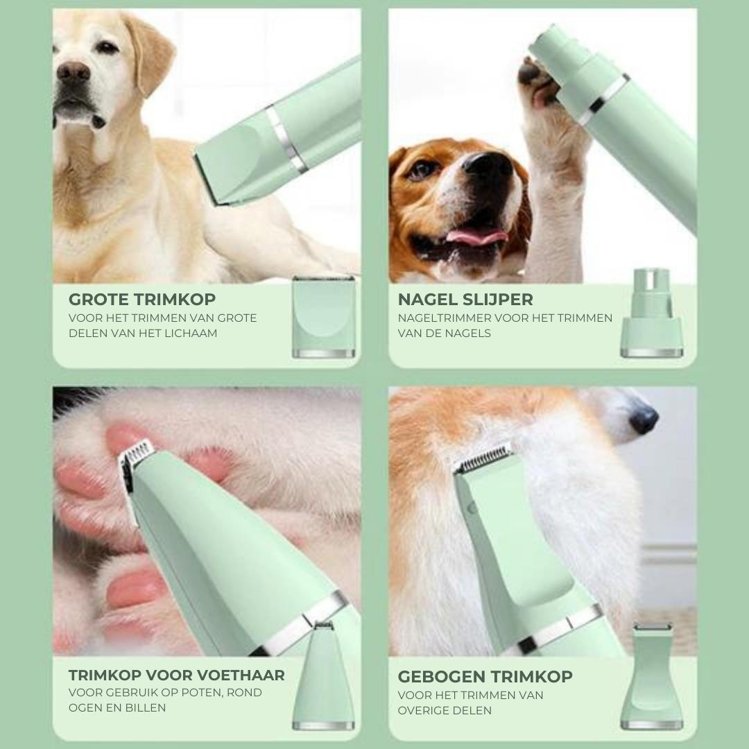 Complete Pet Grooming Rechargeable Clipper Set