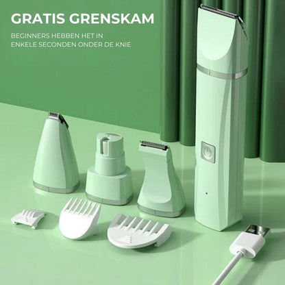 Complete Pet Grooming Rechargeable Clipper Set