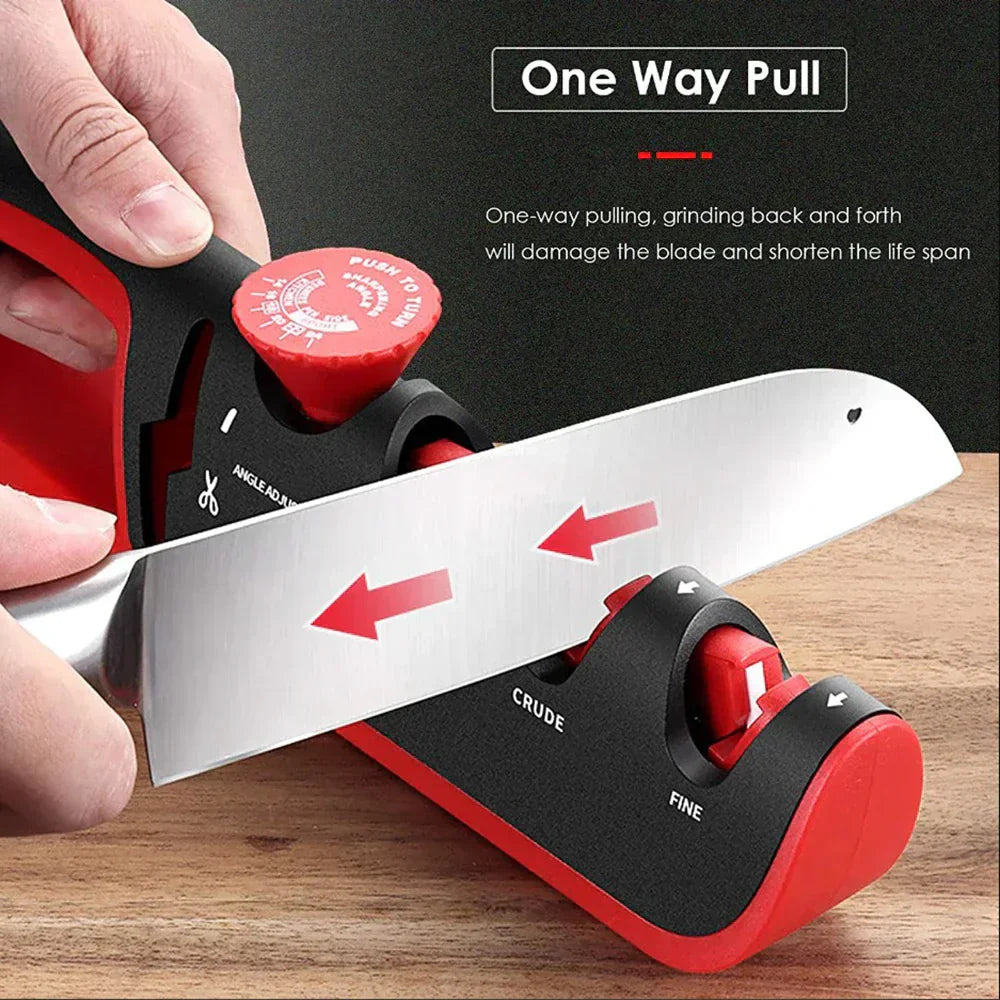 Easy Knife Sharpener Tool for Kitchen Knives and Scissors