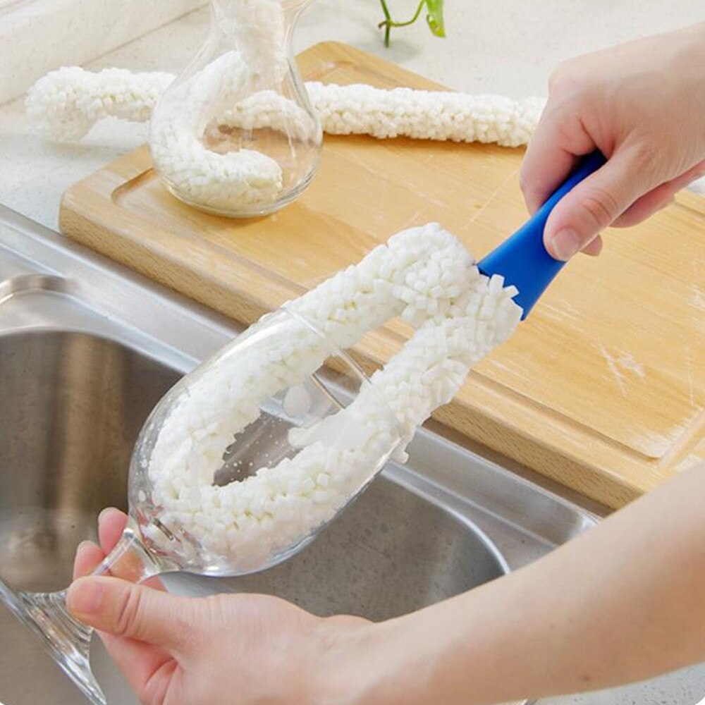 Extendable Soft Bottle Scrub Brush - Luxicro