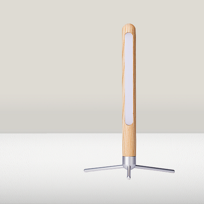 Rustic Wooden Desk Light Lamp