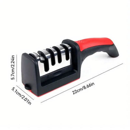 Premium 4 Step Kitchen Knife Sharpener Kit