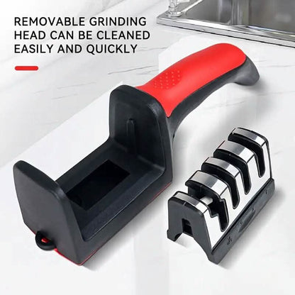 Premium 4 Step Kitchen Knife Sharpener Kit