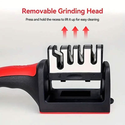 Premium 4 Step Kitchen Knife Sharpener Kit