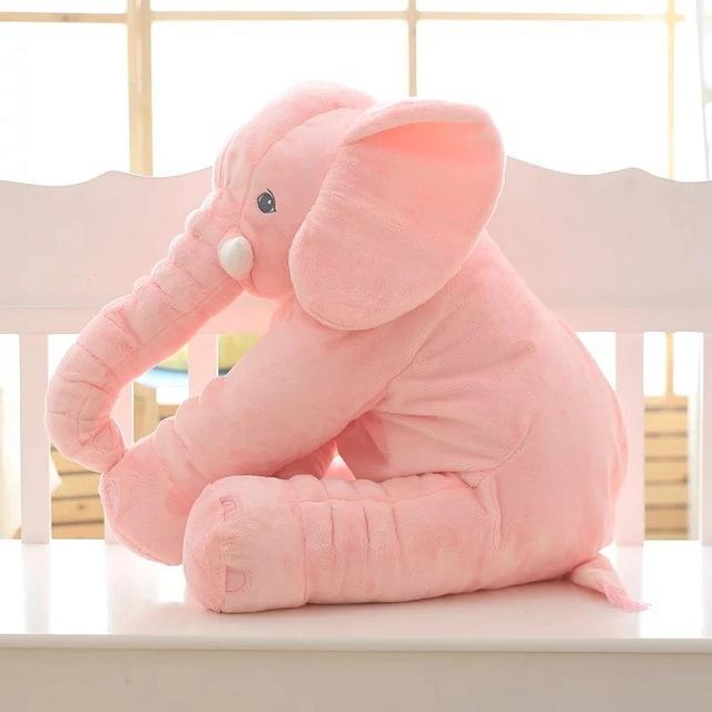 Soft Elephant Throw Pillow