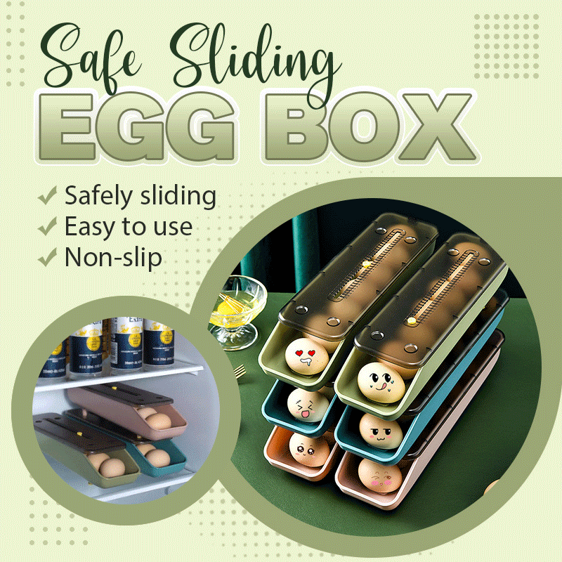 Space Saving Egg Holder Container - Luxicro