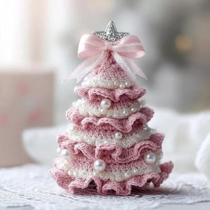 Easy Knit Christmas Tree Decoration Set