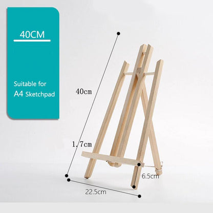 Compact Wooden Desktop Art Easel