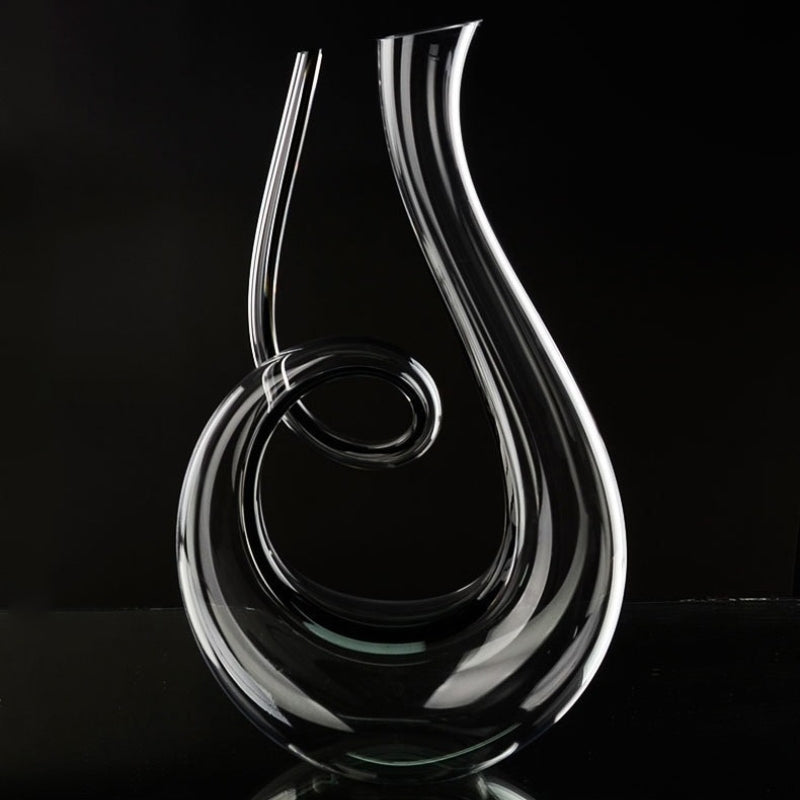 Luxurious Cut Glass Wine Carafe