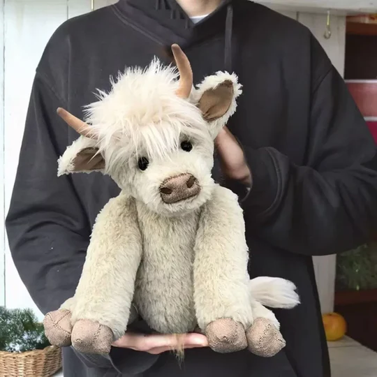 Cuddly Scottish Highland Cow Soft Toy