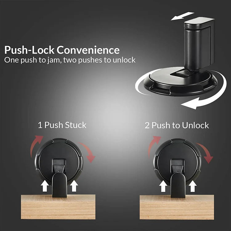 Secure Home Door Silencer Lock