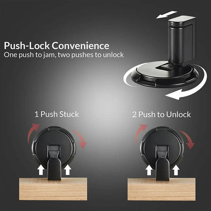 Secure Home Door Silencer Lock