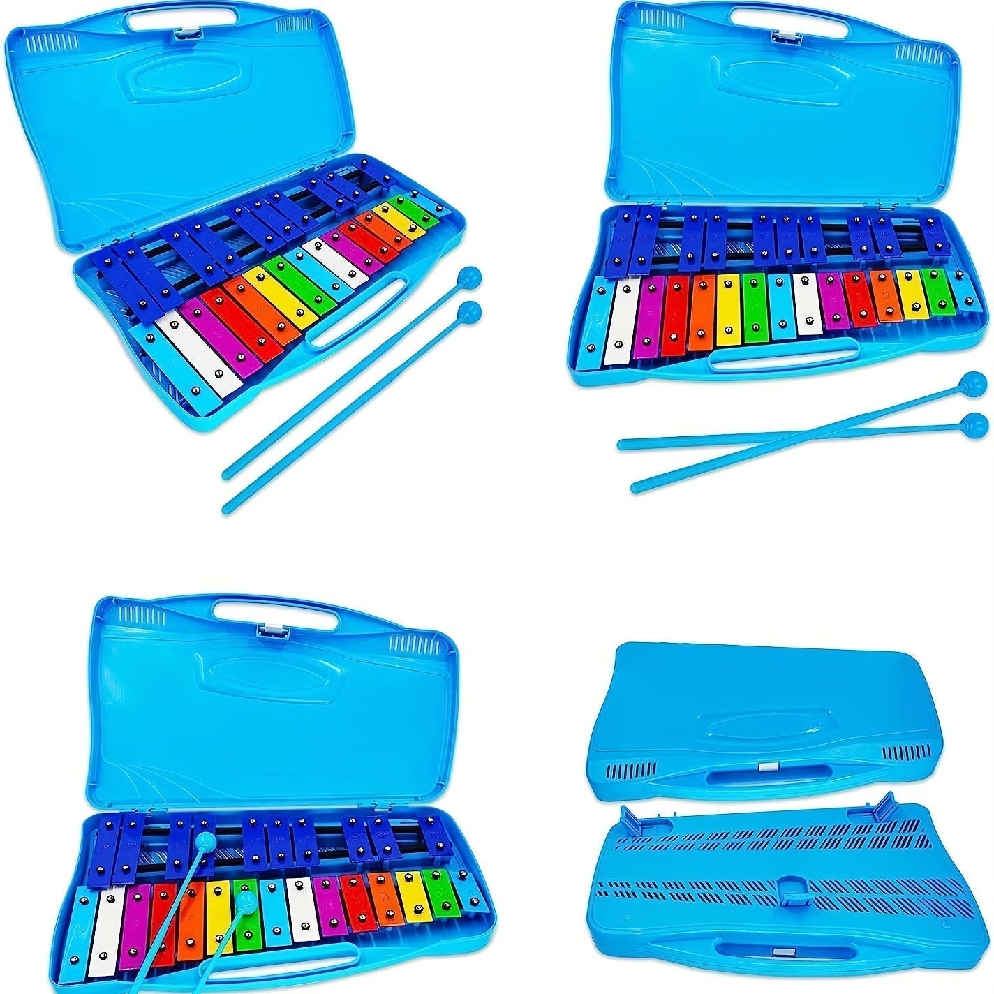 Colorful Childs Xylophone Kit with Case