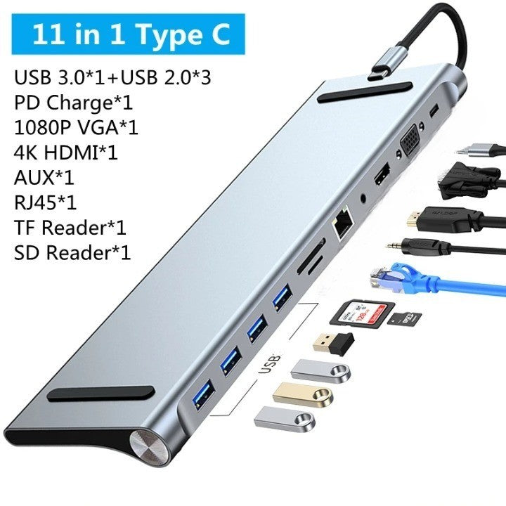 Compact USB-C Multi Port Adapter Dock