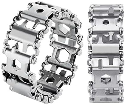 Tactical 29-in-1 Steel Survival Wristband