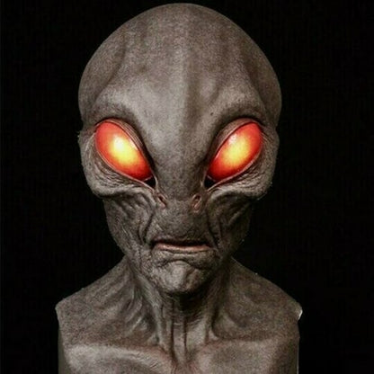 Spooky Alien Latex Halloween Costume Mask
