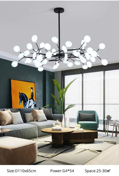 Bright Iron LED Ceiling Light Fixture
