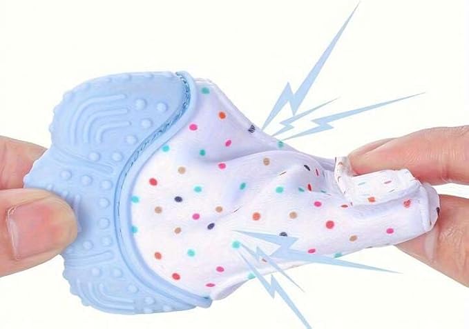 Baby Teether Glove with Gentle Chewable Tips