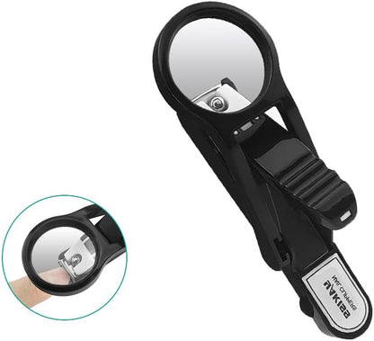 Precise 2X Magnifying Nail Clipper with Sharp Edges