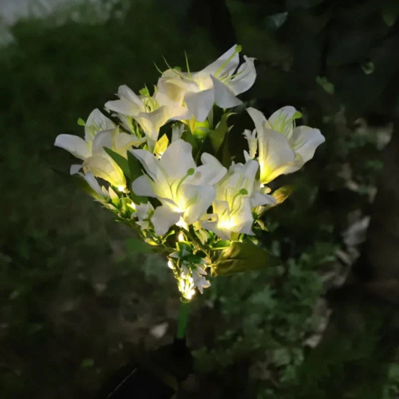 Bright Garden Solar Flower String Lights