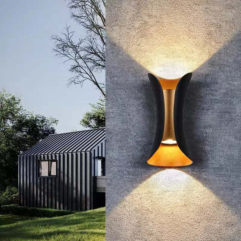 Modern Metal Exterior Wall Lamp