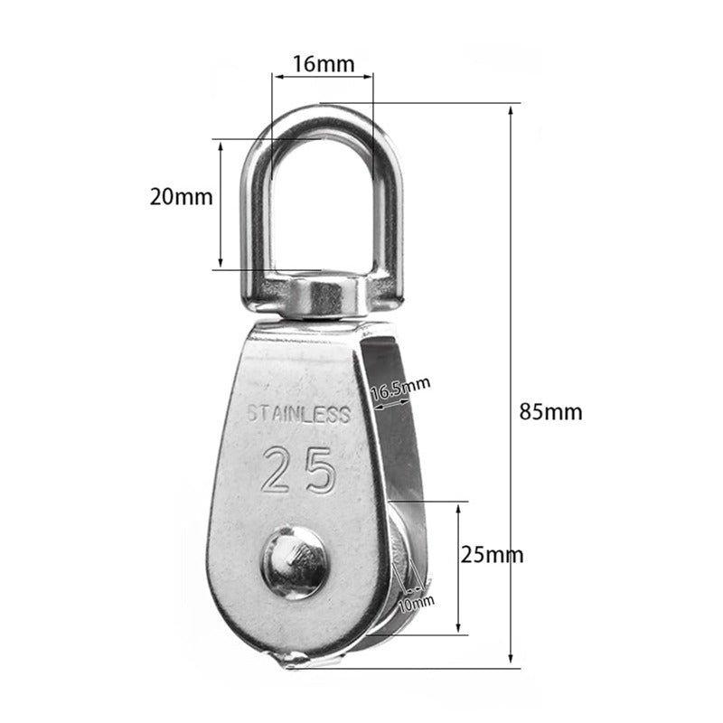 Heavy Duty Steel Swing Pulley Block