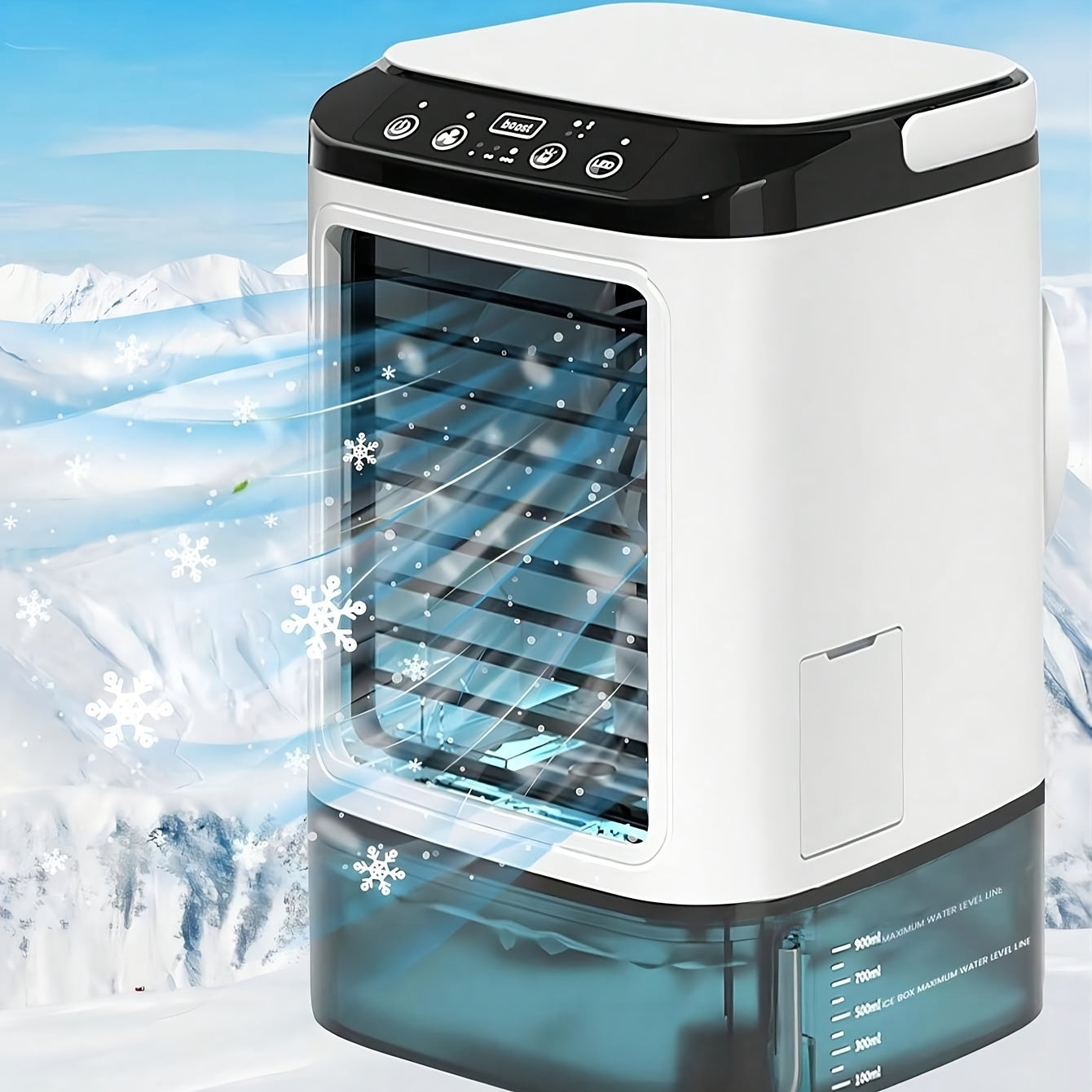 Compact Portable USB Air Cooler Humidifier - Luxicro