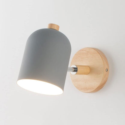 Rustic Wood Wall Light – Classic Sconce for Home Decor