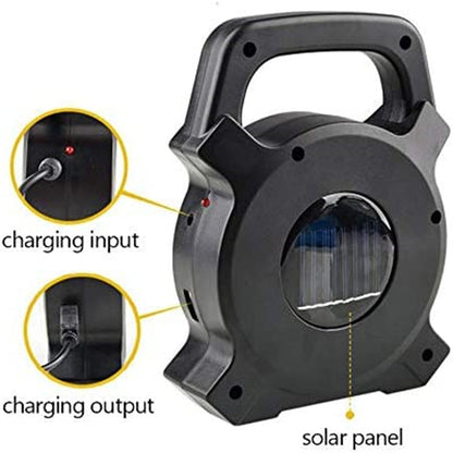 Compact Rechargeable Solar Flashlight