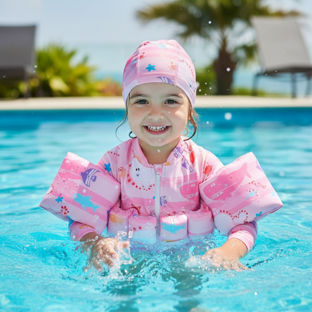 Waterproof 3-in-1 Swim Dress with UPF 50 Sunscreen - Luxicro