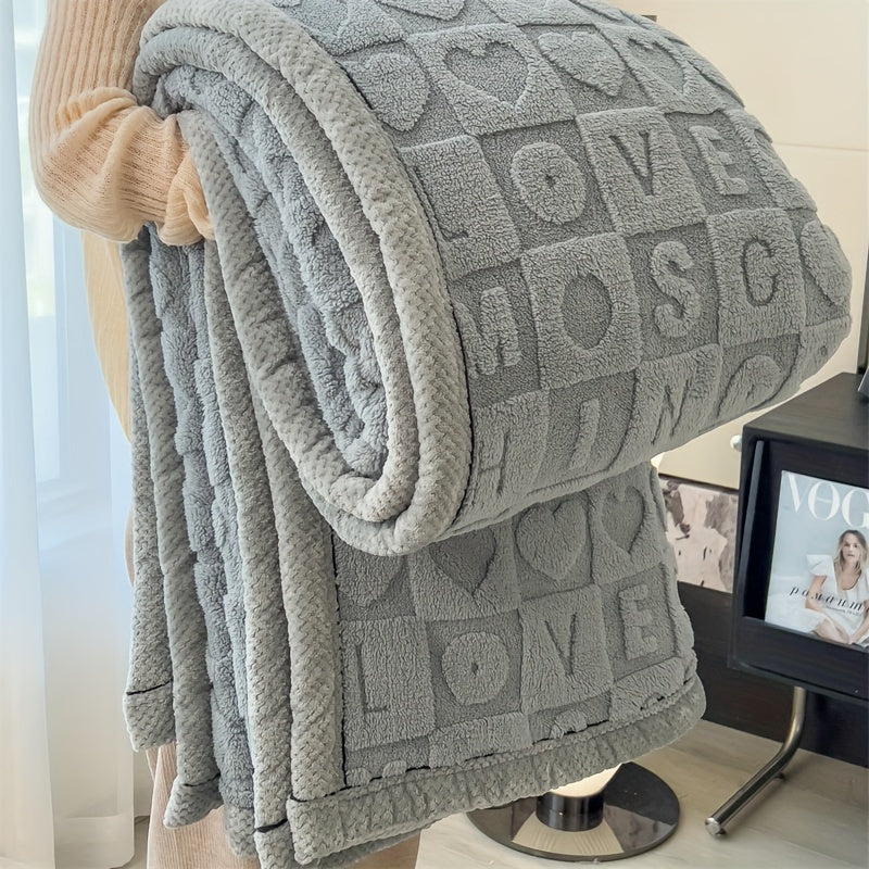 Cozy Soft Plush Throw Blanket for Home