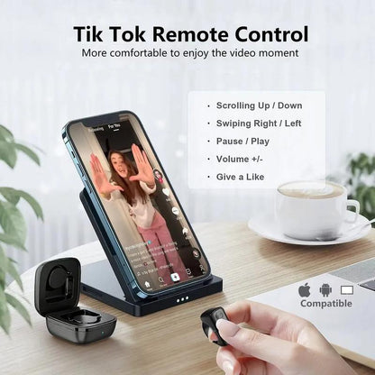 Slim Wireless Ring Phone Controller