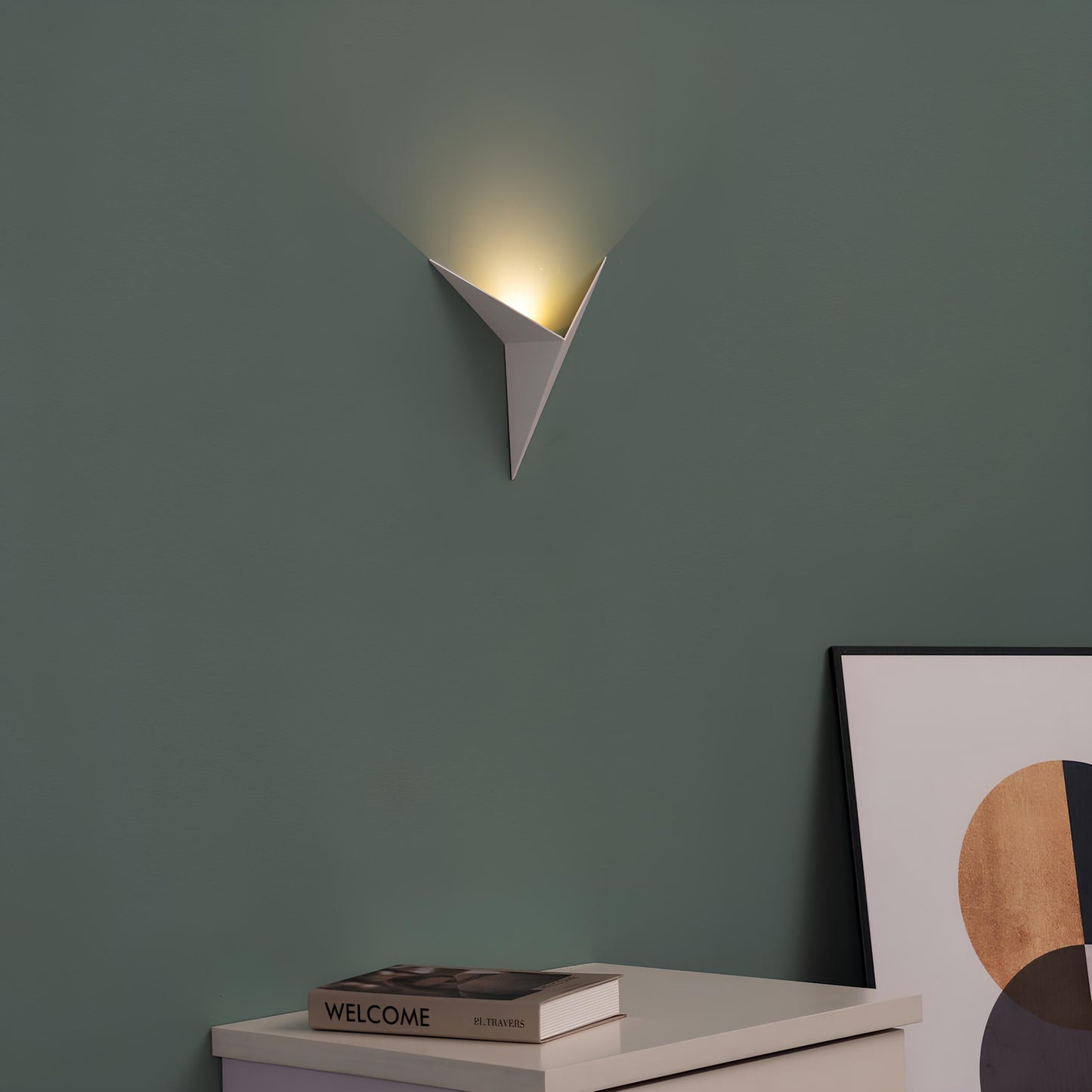 Contemporary Triangle Wall Lamp