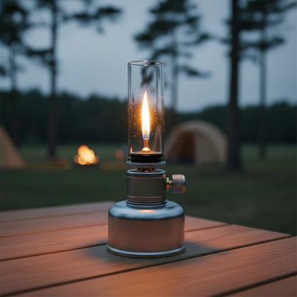 Small Outdoor Fire Pit Table Lamp