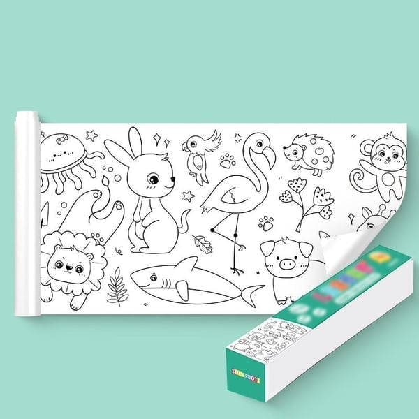 Big Creative Children's Drawing Paper Roll