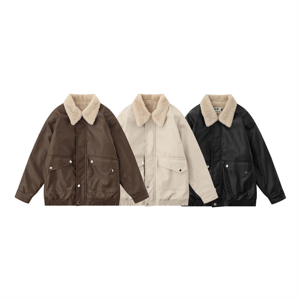 Cozy Mens Biker Leather Jacket - Luxicro