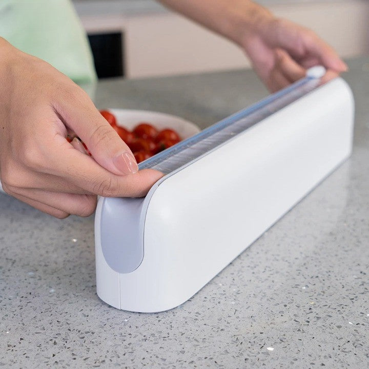 Compact Kitchen Wrap Storage Box Organizer - Luxicro