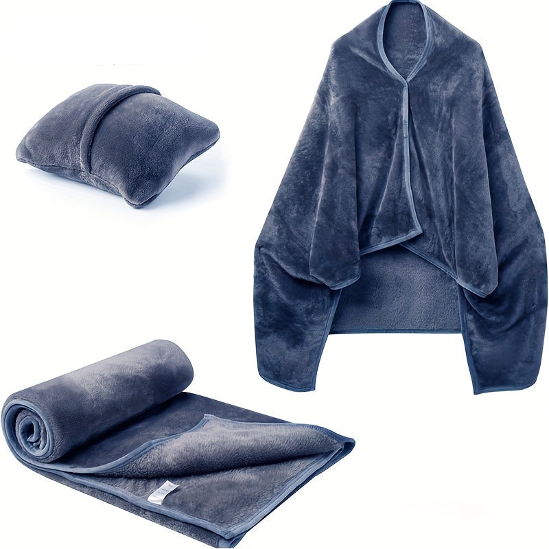 Cozy Portable Heating Blanket with Pillow
