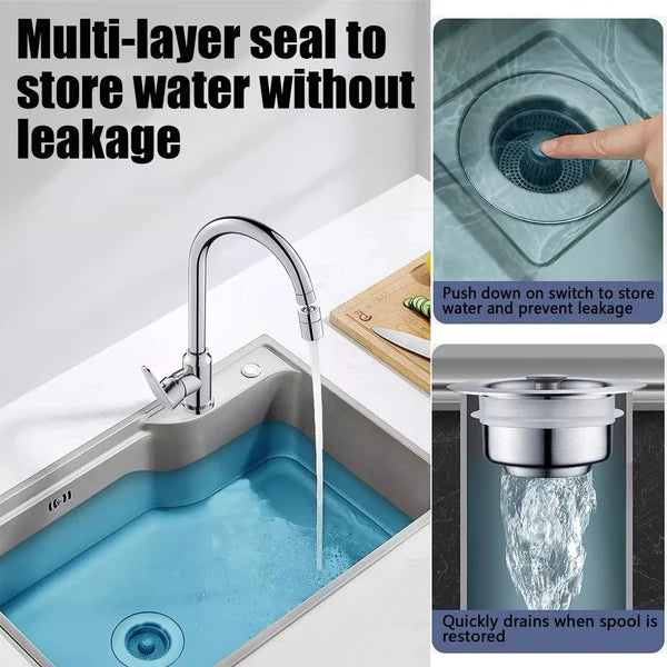 Easy Clean Sink Strainer & Stopper Set
