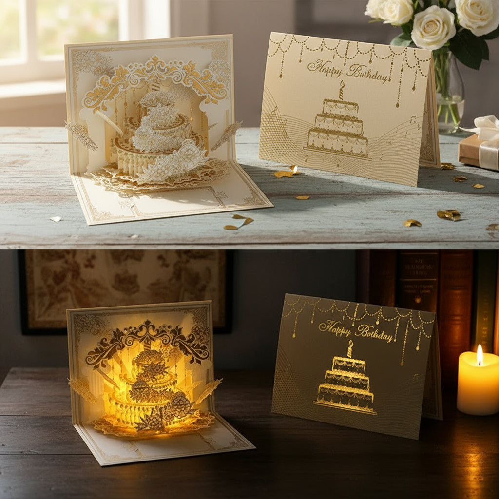 Bright Pop Up Happy Birthday Card