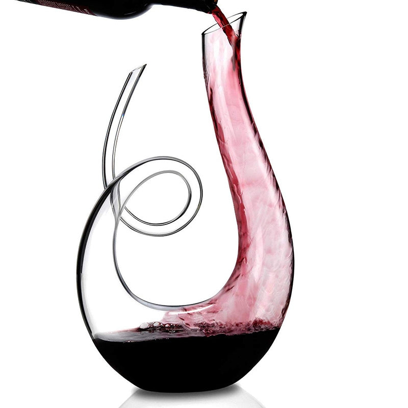 Luxurious Cut Glass Wine Carafe