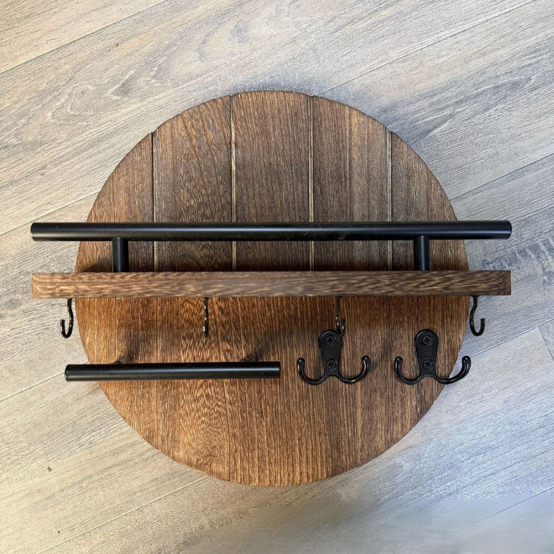 Stylish Wood Key Holder