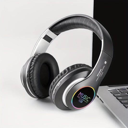 Cordless LED Illuminated Over Ear Headphones - Luxicro