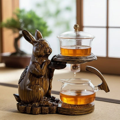 Natural Wooden Loose Leaf Tea Steeper - Luxicro